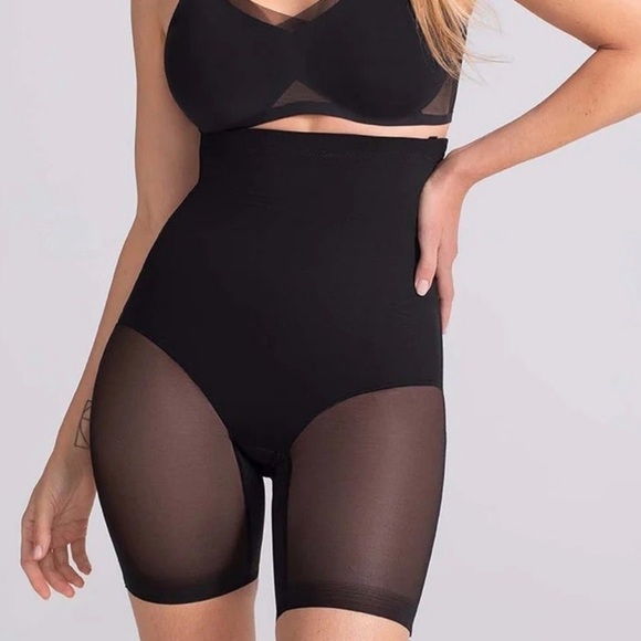 NWOT Honeylove The Super Power Short in Black Sz XL - Picture 1 of 1
